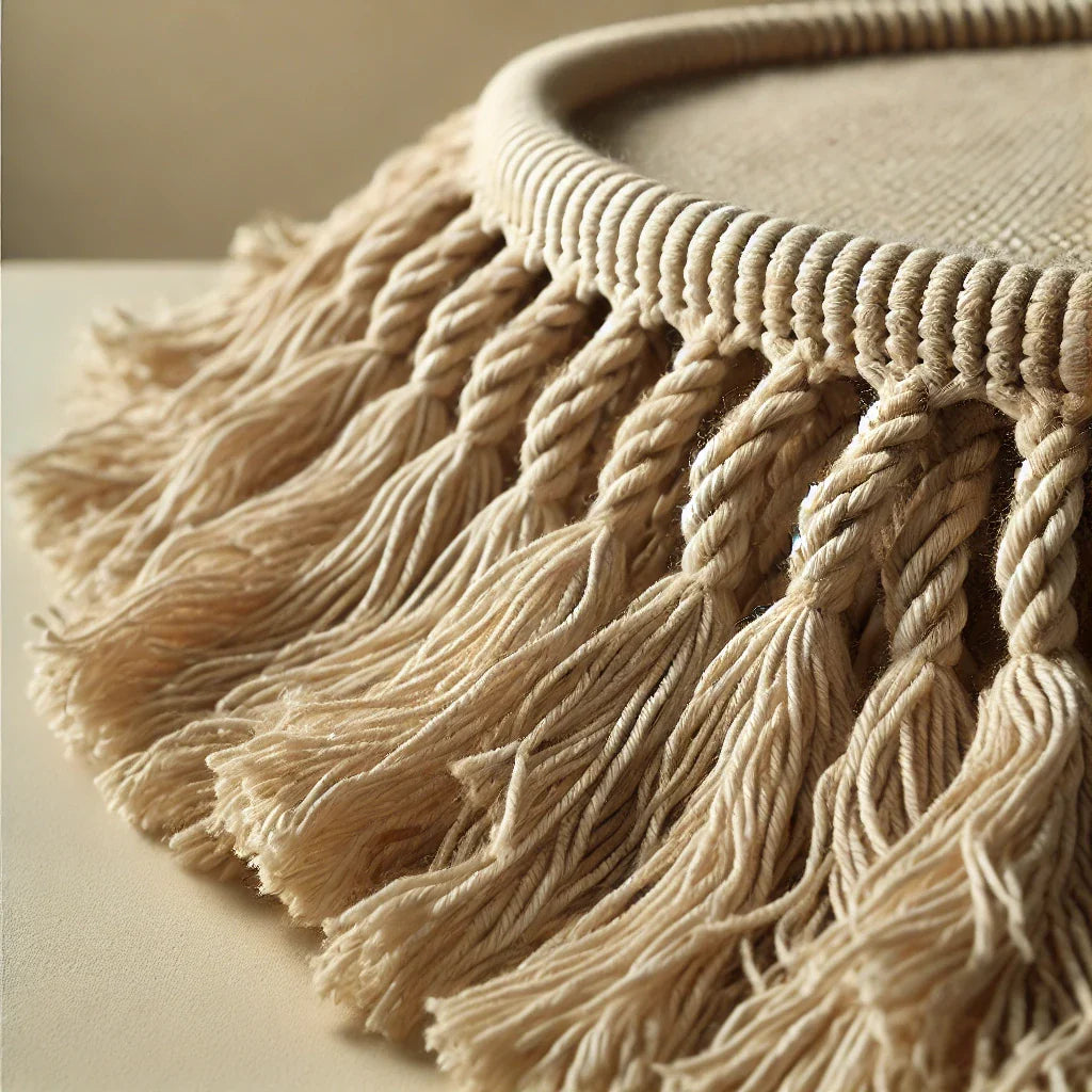 Franjas em Algodão para Decoração & DIY