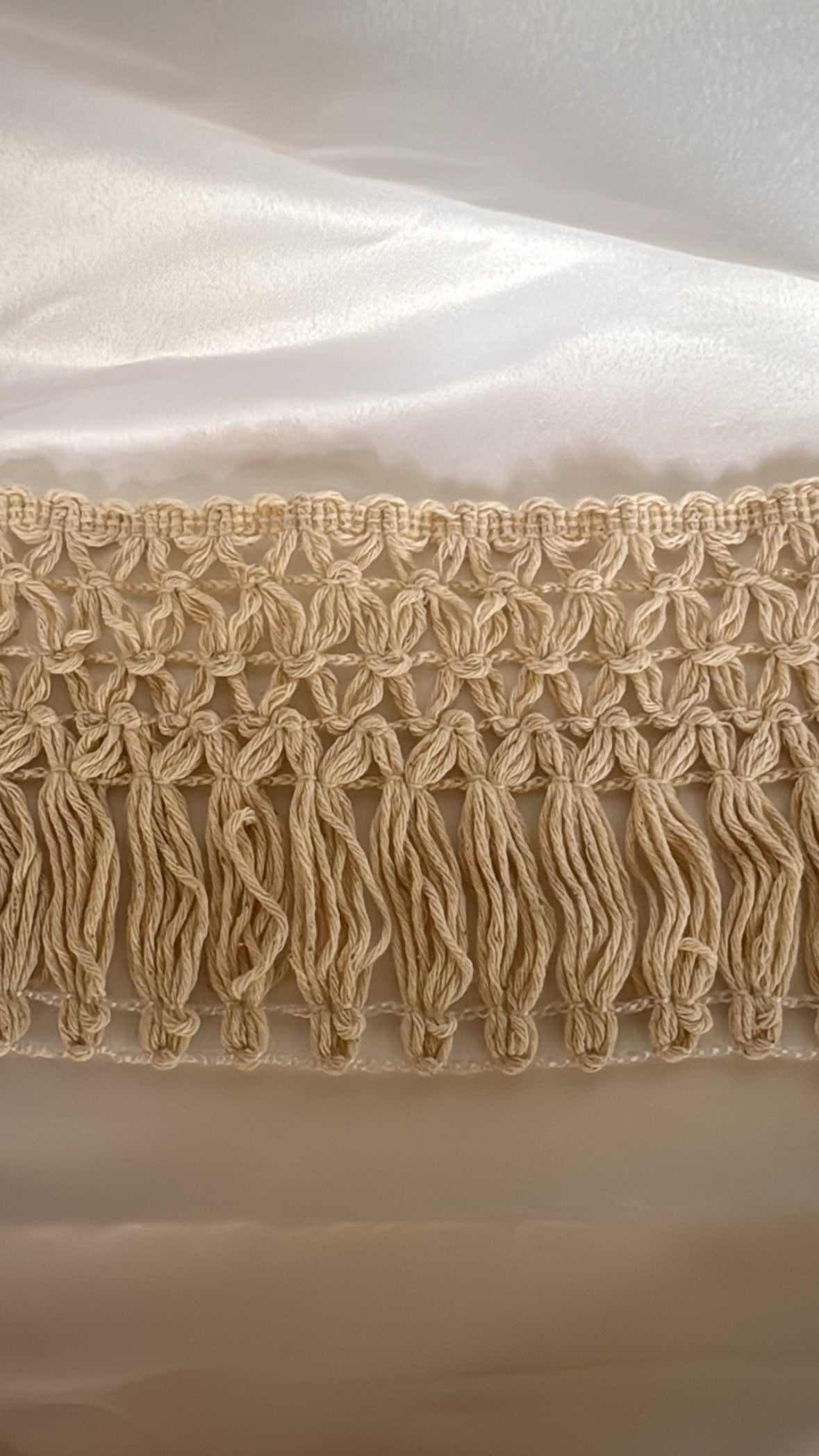 LL0023 - ✨ Franja Decorativa em Algodão – Toque Natural e Versatilidade Criativa