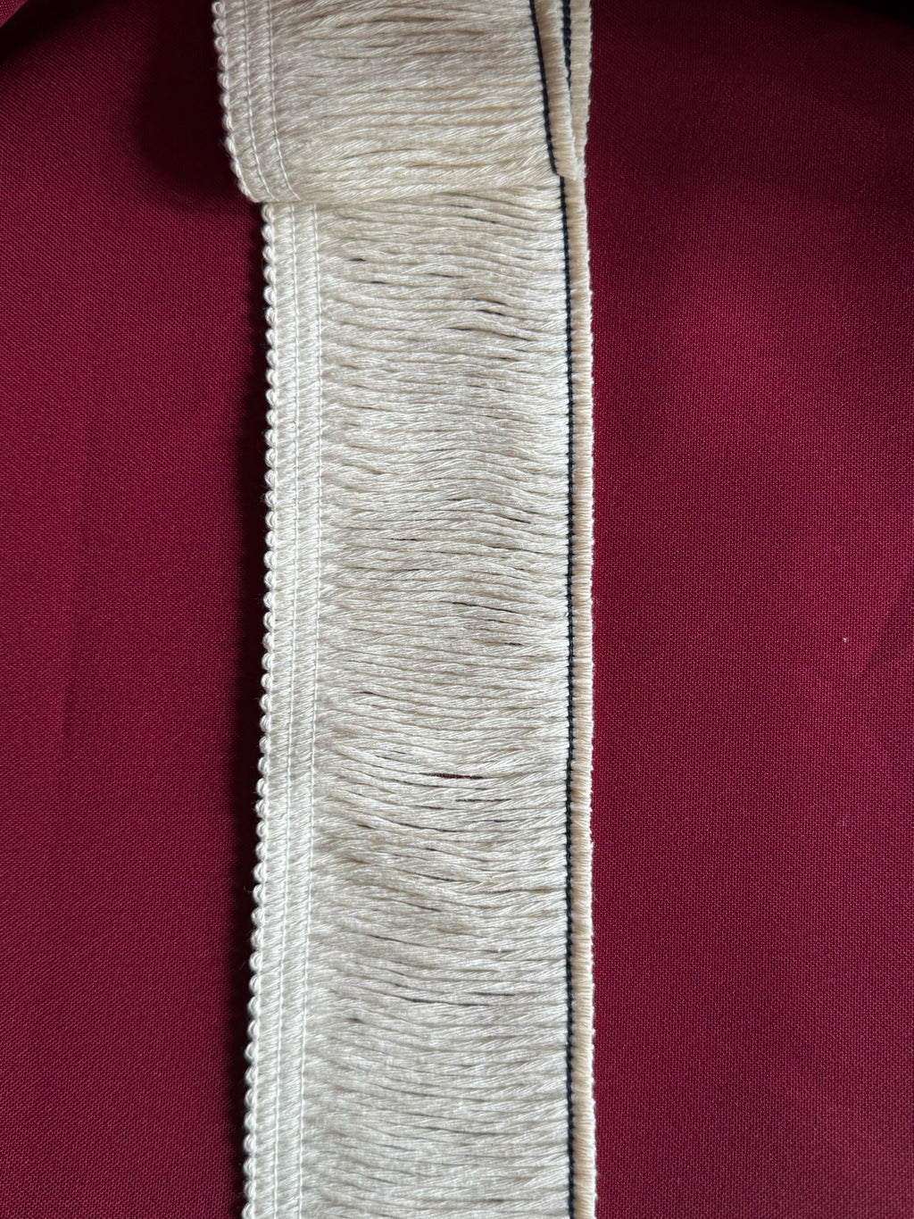 LL0025-  Franja em Algodão Decorativa 7 cm