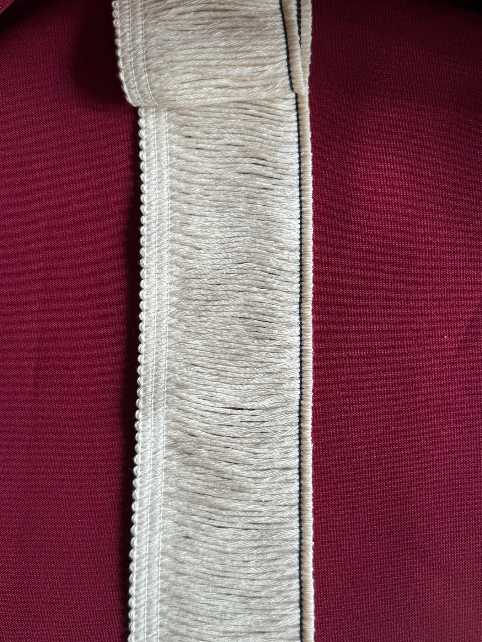 LL0025-  Franja em Algodão Decorativa 7 cm