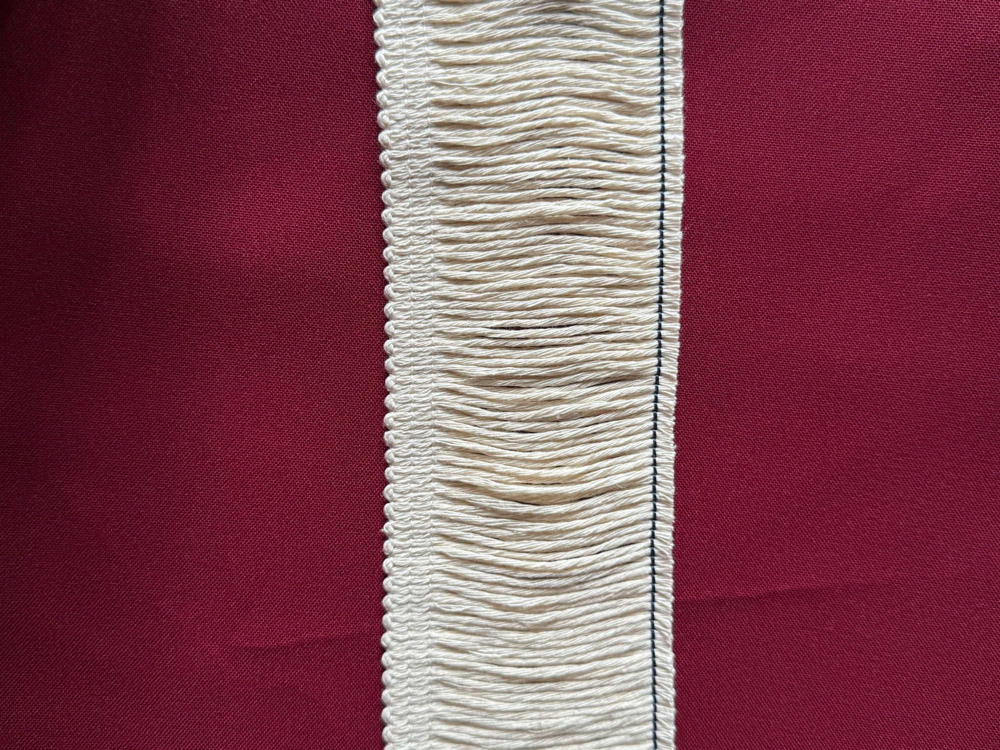 LL0025-  Franja em Algodão Decorativa 7 cm