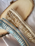 LL0031 - 🧶 Franja Decorativa em Algodão e Filamento – Equilíbrio entre Naturalidade e Resistência