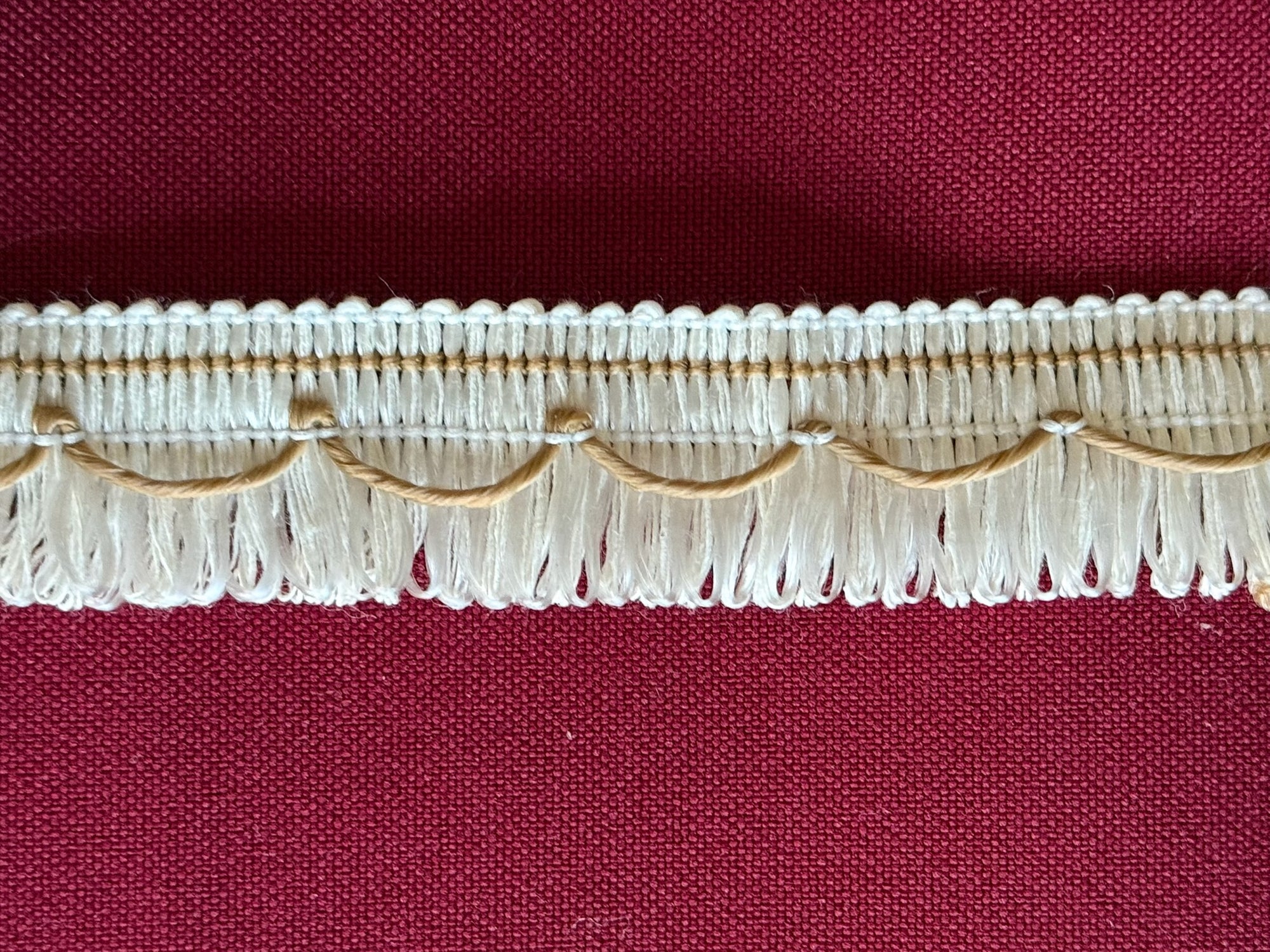 LL0038 – ✨ Franja Decorativa em Algodão com Fio Colorido